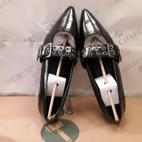 BOXED BRAND NEW SIMPLY BE OSLO EXTRA WIDE SHOES SIZE 9 BLACK PU COLOUR APPROXIMATELY 7 PAIRS