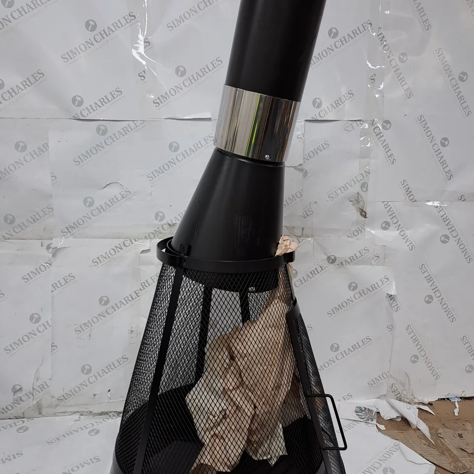 LOTUS STEEL CHIMENEA  