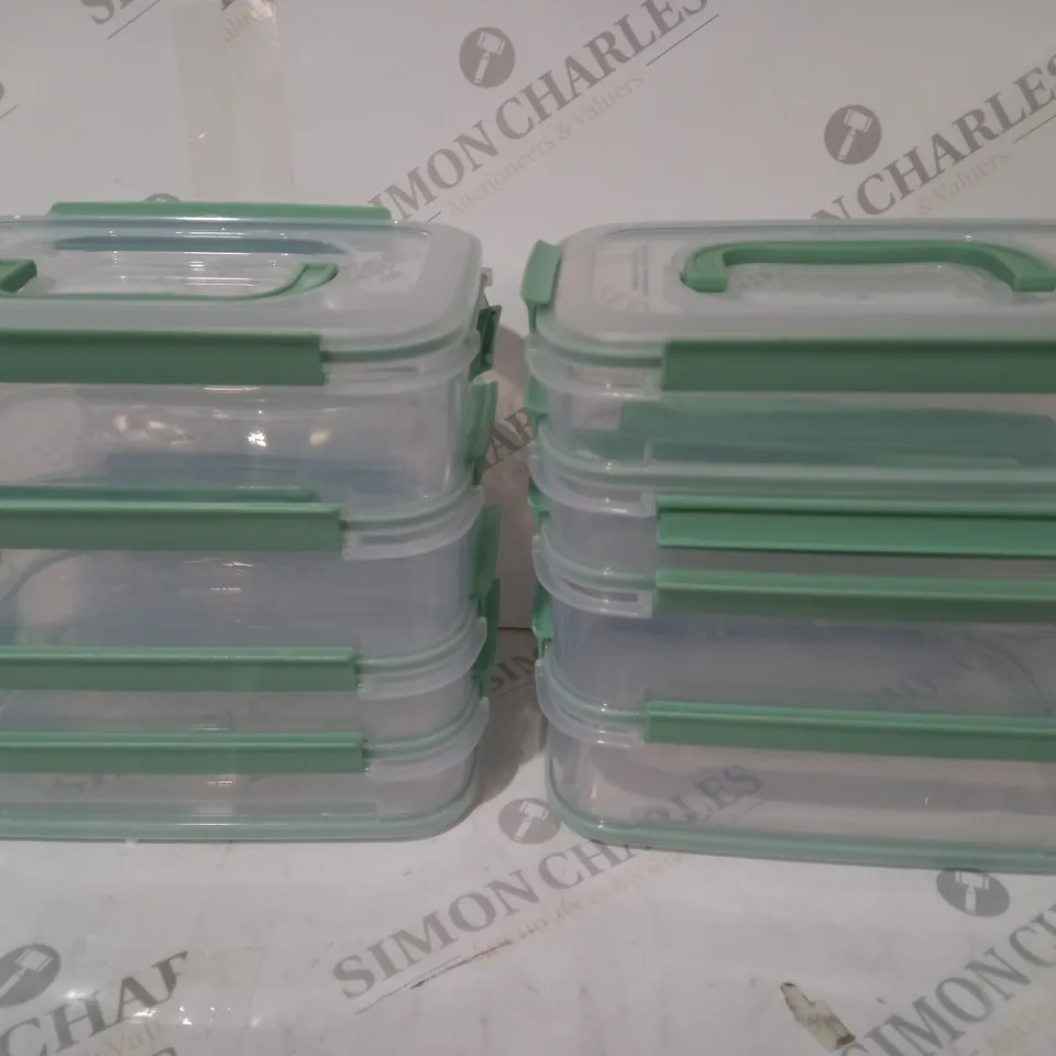 BOXED LOCK & LOCK SET OF 2 MULTI-LOCK CARRY CONTAINERS