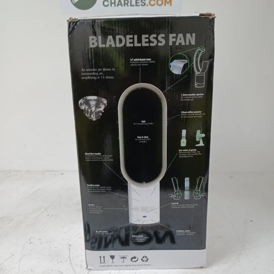 BLADELESS FAN – BLADELESS OSCILLATING TOWER FAN (BOXED)