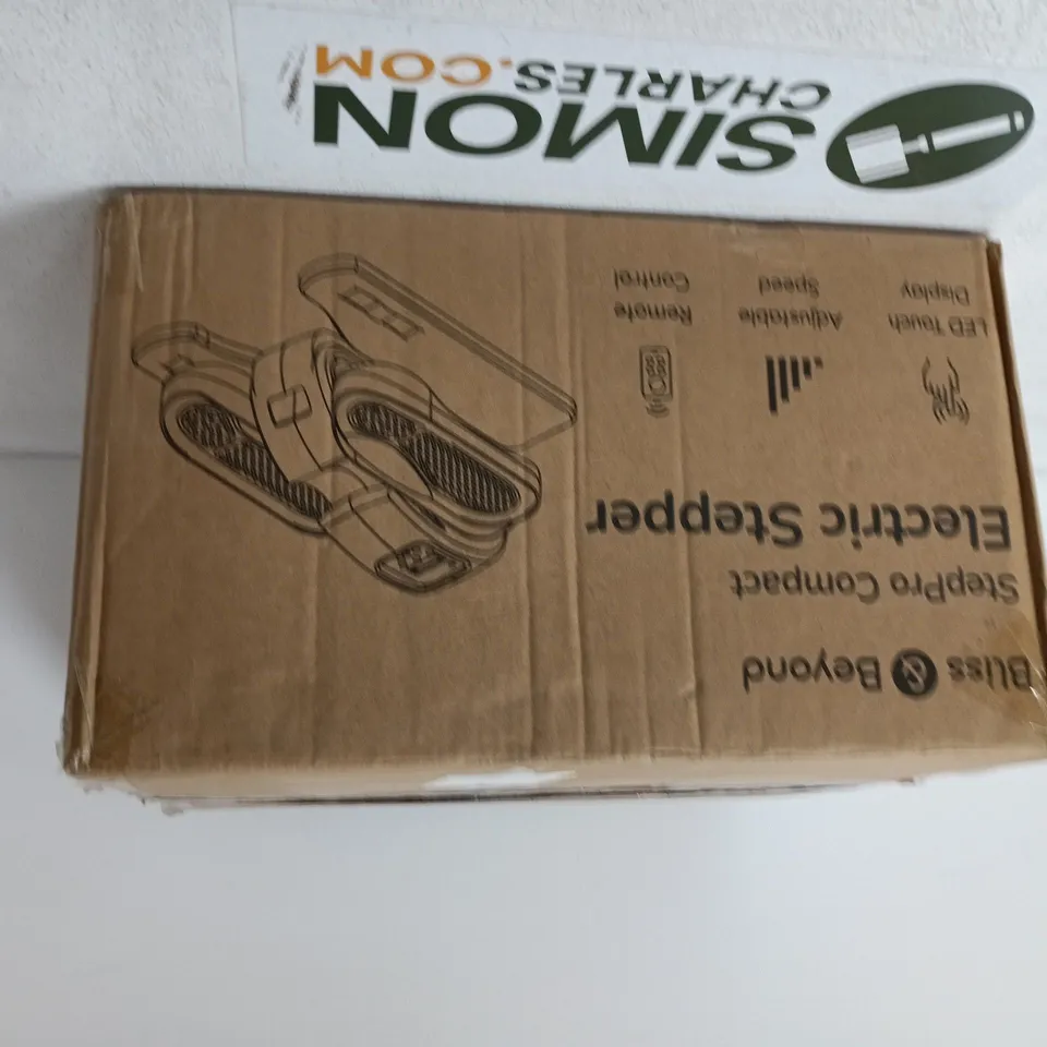 BOXED BLISS & BEYOND STEP PRO COMPACT ELECTRIC STEPPER