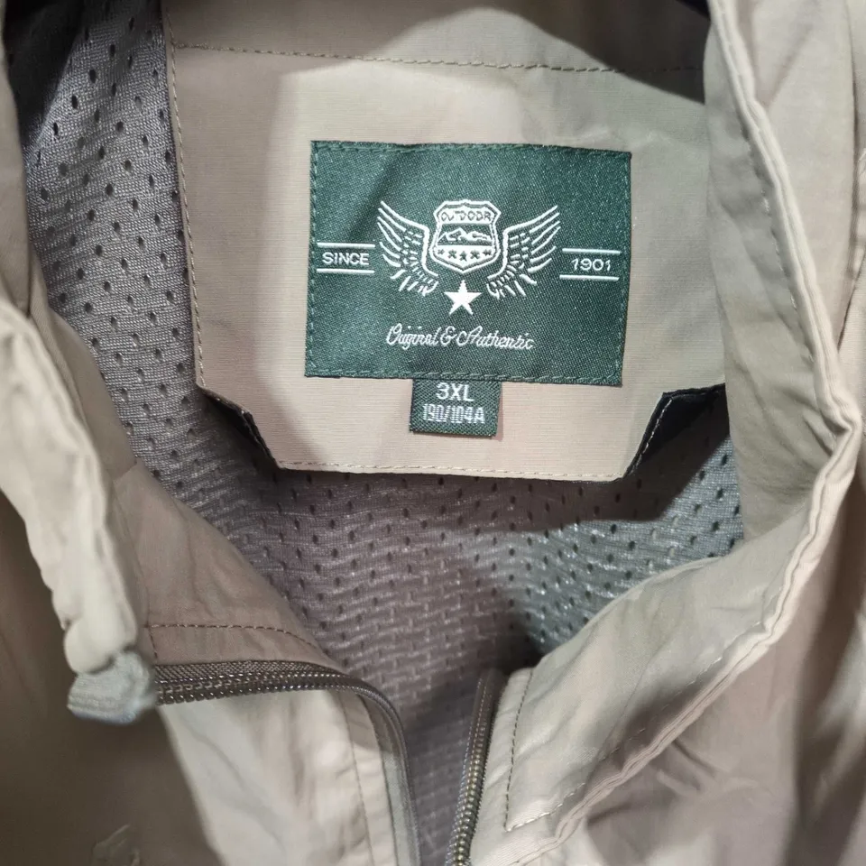 OUTDOORS TRIBE BEIGE MEN'S LIGHTWEIGHT SLEEVELESS OUTDOOR VEST (UK 3XL)