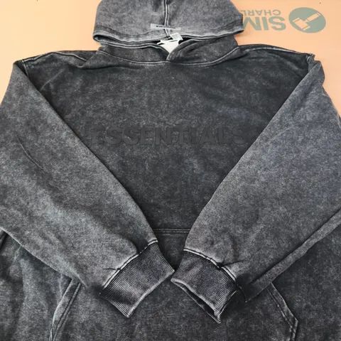 ESSENTIALS WASHED HOODIE SWEATSHIRT – SIZE XL