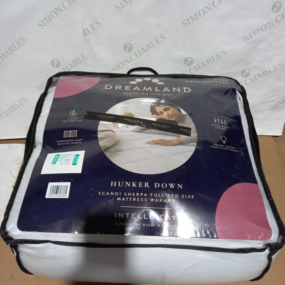DREAMLAND HUNKER DOWN MATTRESS WARMER - KING 