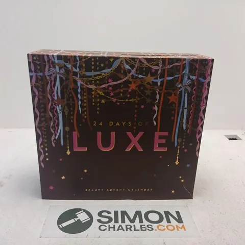 24 DAYS OF LUXE BEAUTY ADVENT CALENDAR (BOXED)