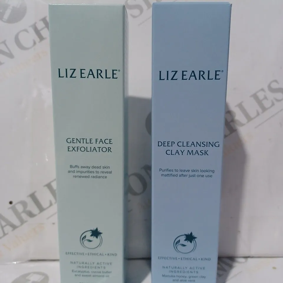 BOXED LIZ EARLE CLAY MASK & EXFOLIATOR SET