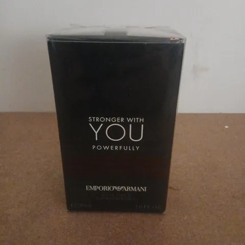 BOXED EMPORIO ARMANI STRONGER WITH YOU POWERFULLY EAU DE PARFUM 50ML