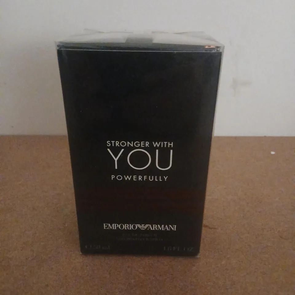 BOXED EMPORIO ARMANI STRONGER WITH YOU POWERFULLY EAU DE PARFUM 50ML
