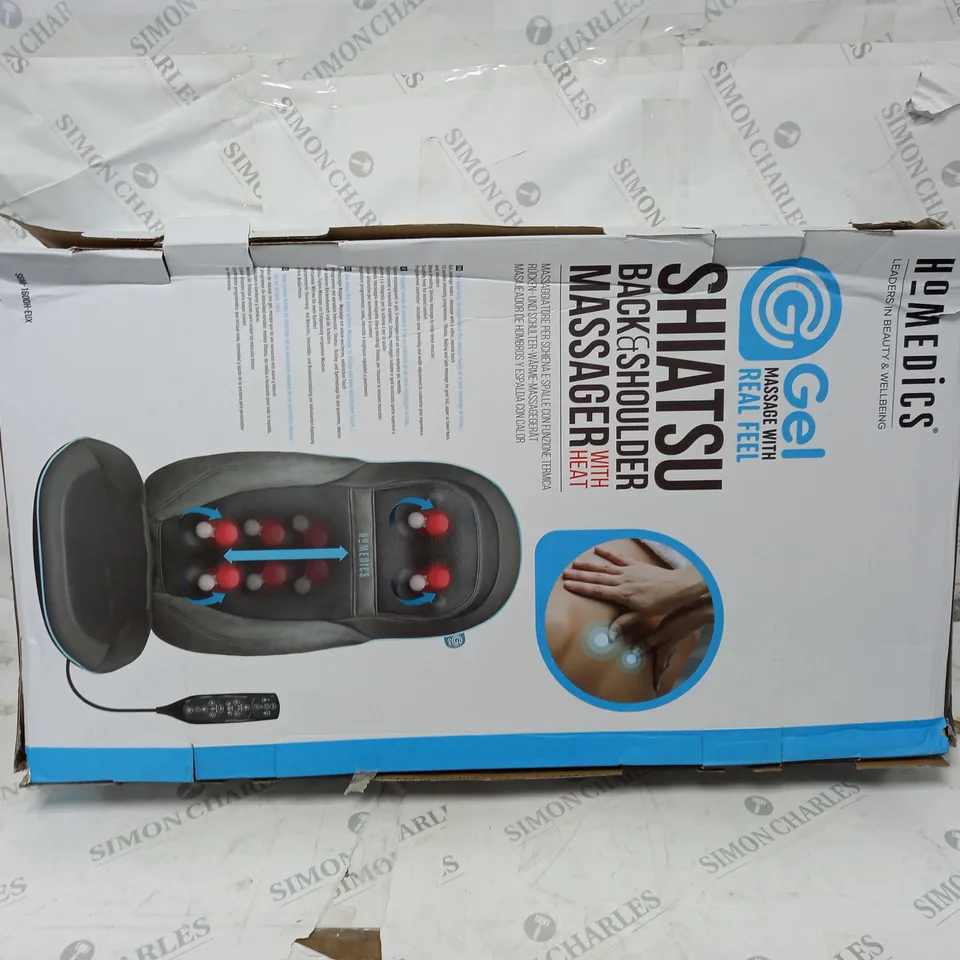 BOXED HOMEDICS SHIATSU BACK AND SHOULDER MASSAGER SGM-1600H-EUX