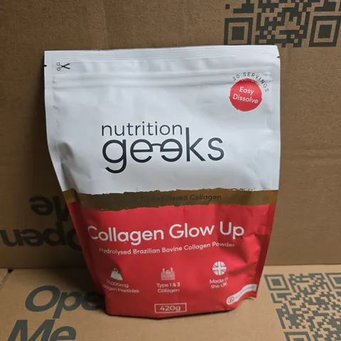 NUTRITION GEEKS COLLAGEN GLOW UP - UNFLAVOURED (420G)