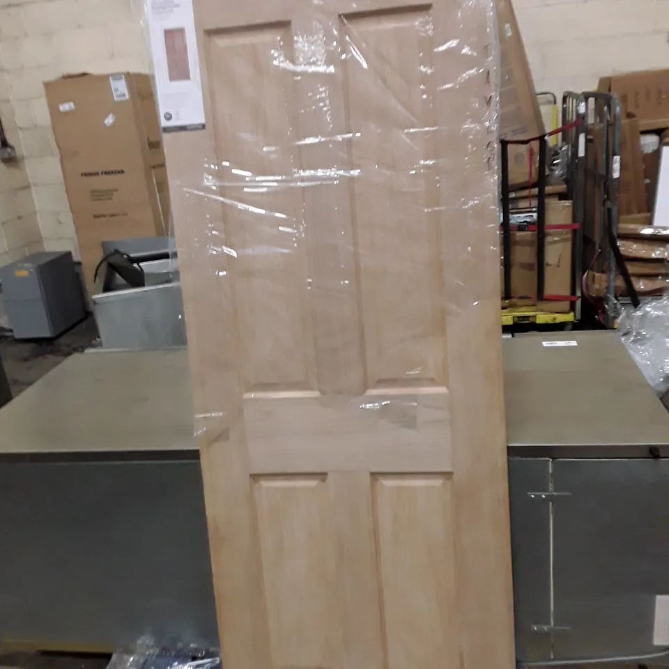 XL OAK VICTORIAN 4 PANEL WITH NON RAISED MOULDING FIRE DOOR 1981×762×44MM