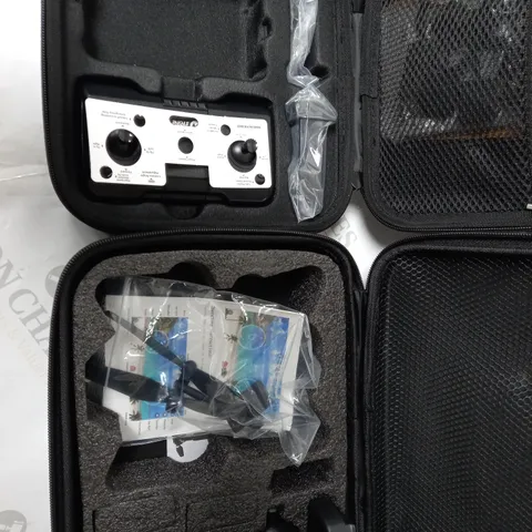 LOT OF 2 DRONE CONTROLLERS AND SPARE PARTS 