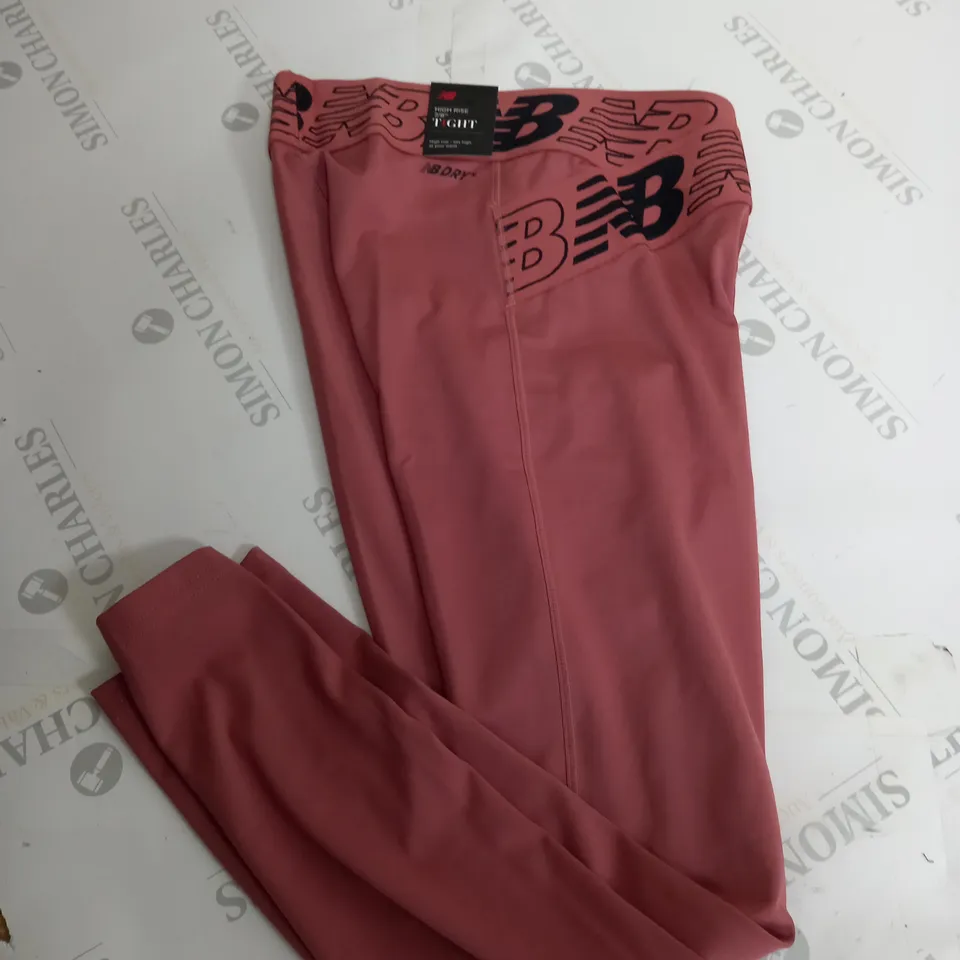 NEW BALANCE HIGH RISE 7/8TH TIGHTS IN PINK 