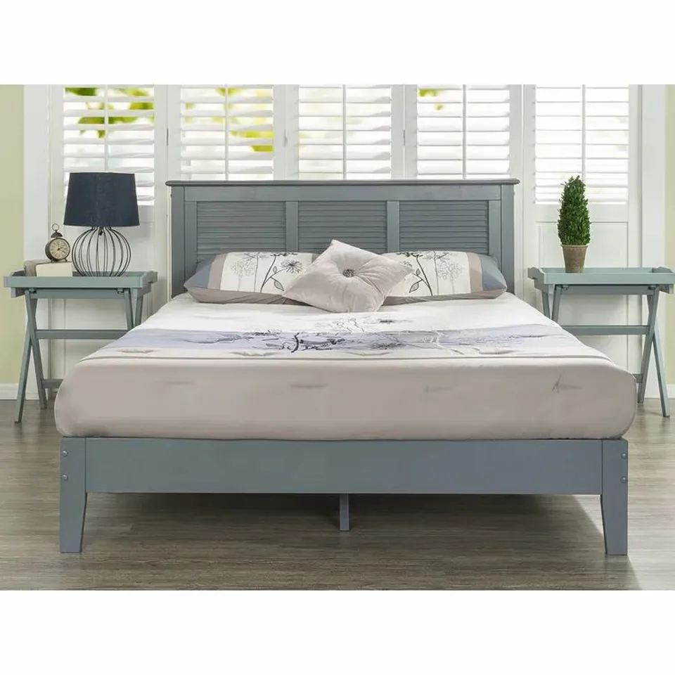 BROOKHAVEN BED FRAME COLOUR GREY SIZE DOUBLE 