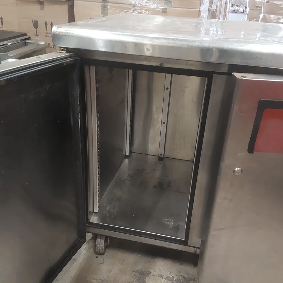 TRUE TGU-2F 2 DOOR STAINLESS STEEL GASTRONORM COUNTER FREEZER