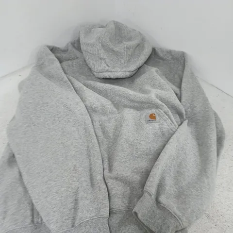CARHARTT GREY HOODIE – MEN’S SIZE M