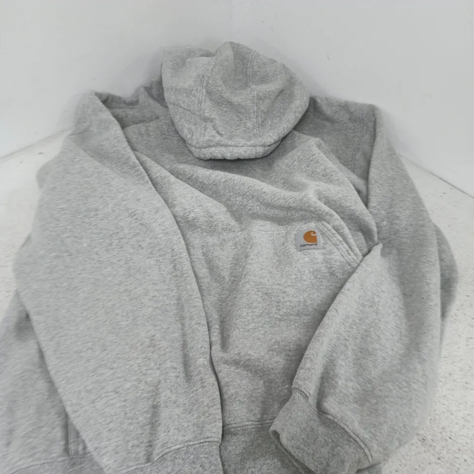 CARHARTT GREY HOODIE – MEN’S SIZE M