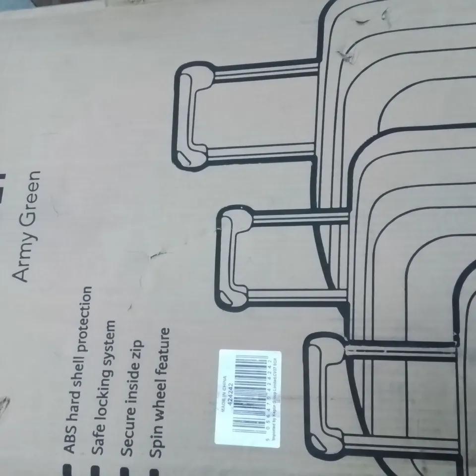 BOXED LUGG 3 PCS SUITCASES