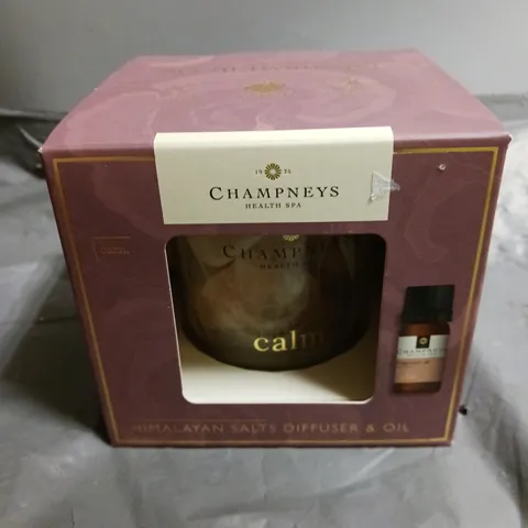 BOX OF 6 CHAMPNEY'S HIMALAYAN SALTS DIFFUSER & OIL SETS 