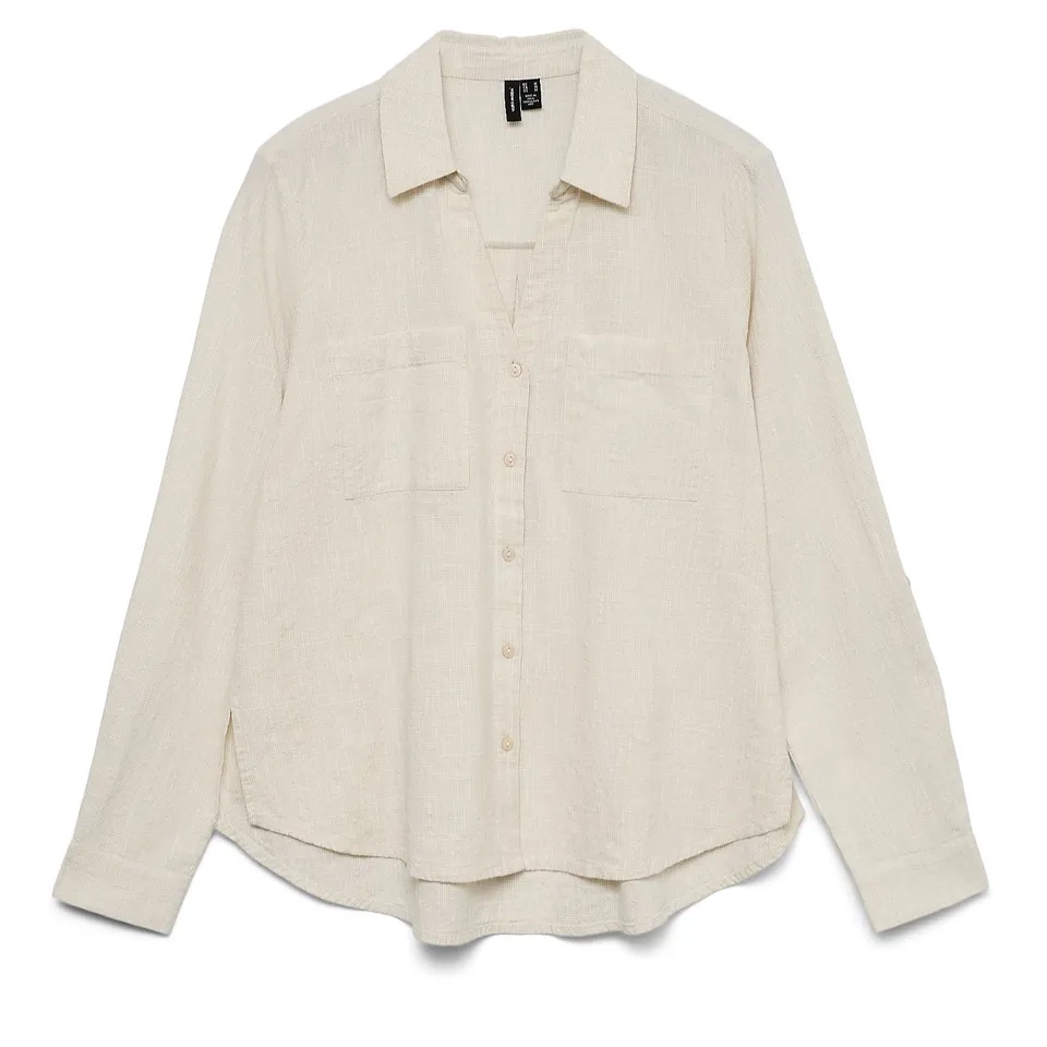 VERO MODA THILDE SIMPLE SHIRT  LARGE