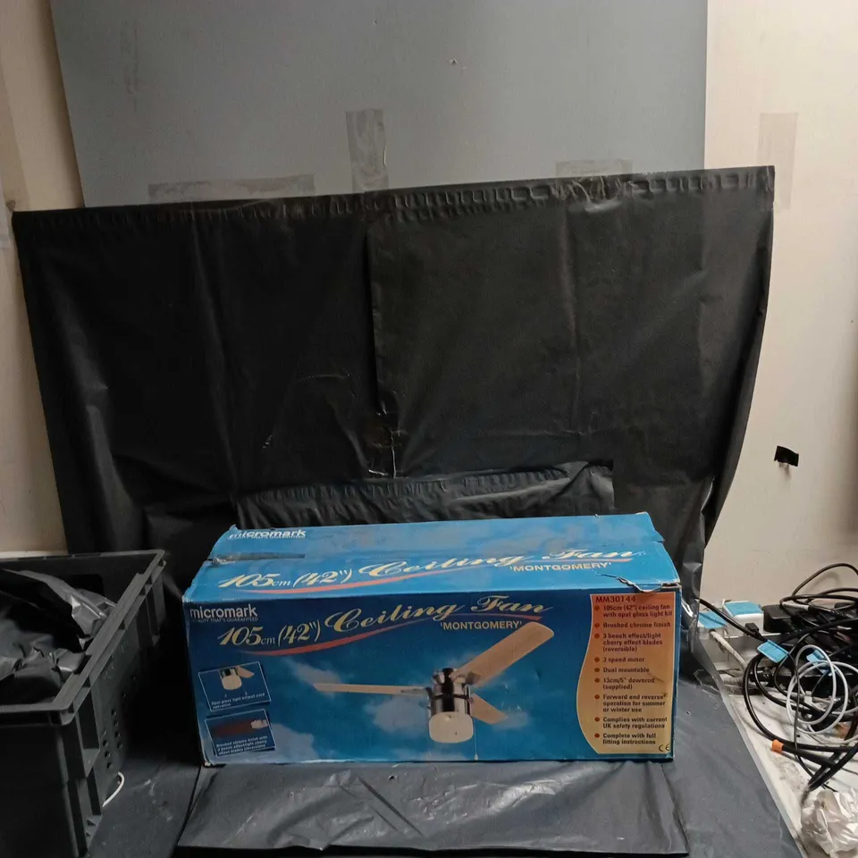MICROMARK 105 CM (42IN) CEILING FAN – MONTGOMERY (BOXED)