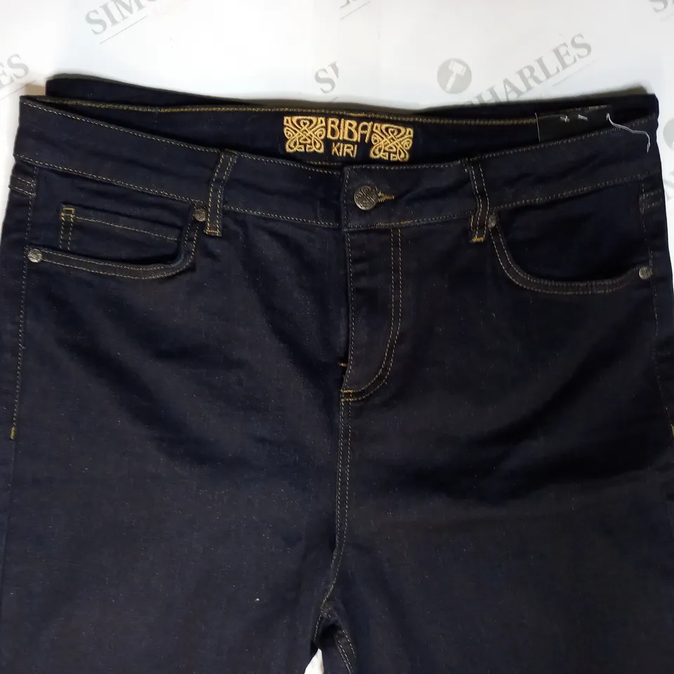 BIBA KIRI JEANS IN INDIGO SIZE 16 - WAIST 34 REG 30