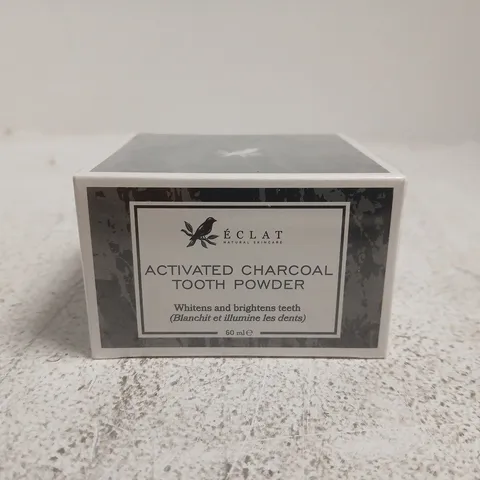 LARGE QUANTITY OF ECLAT ACTIVATED CHARCOAL TOOTH POWDER (60ML BOXES)