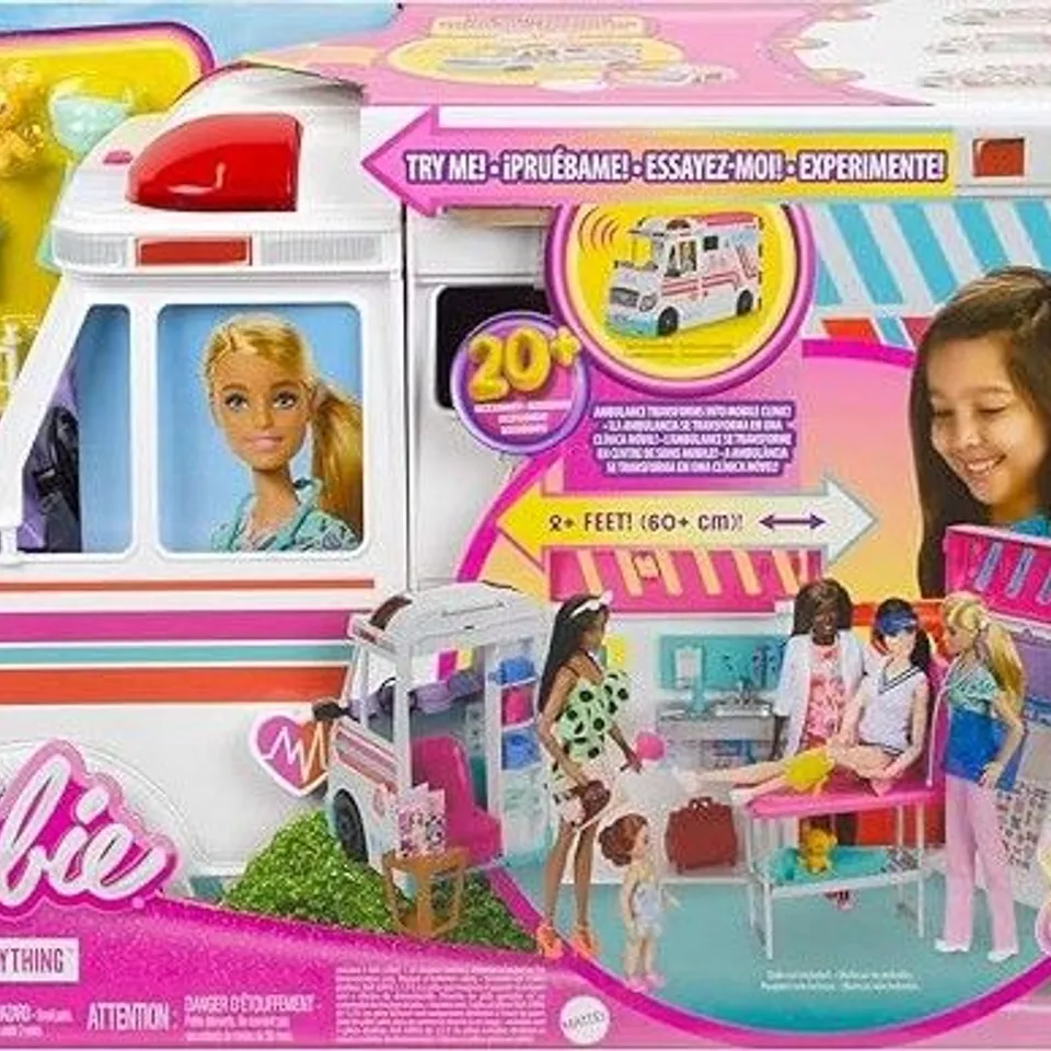 BRAND NEW BOXED MATTEL BARBIE CARE CLINIC HKT79