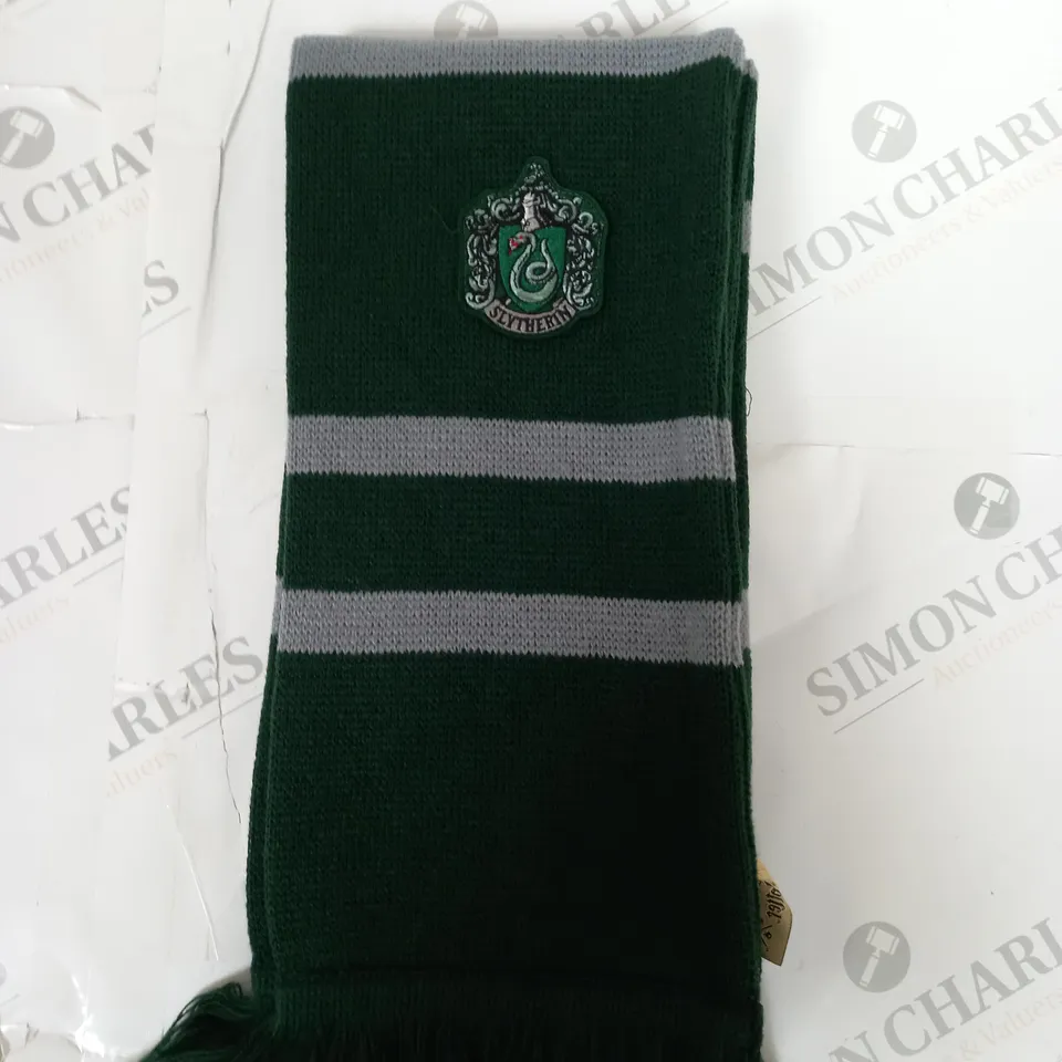 HARRY POTTER SLYTHERIN KNITTED SCARF - GREE/GREY 