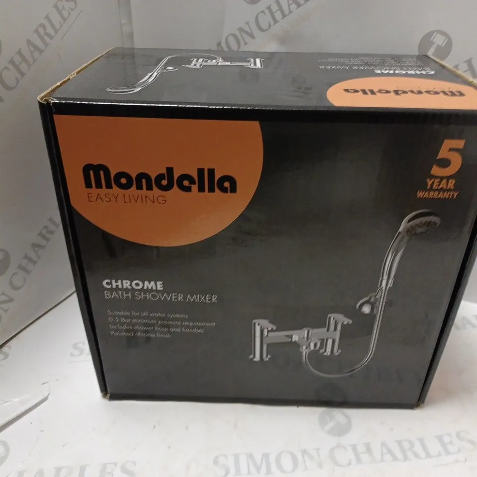 BOXED MONDELLA EASY LIVING CHROME BATH SHOWER MIX
