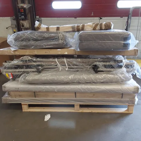 PALLET OF ASSORTED INCOMPLETE FURNITURE PARTS AND PIECES