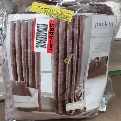 ELISHA EYELET ROOM DARKENING THERMAL CURTAINS- PINK 