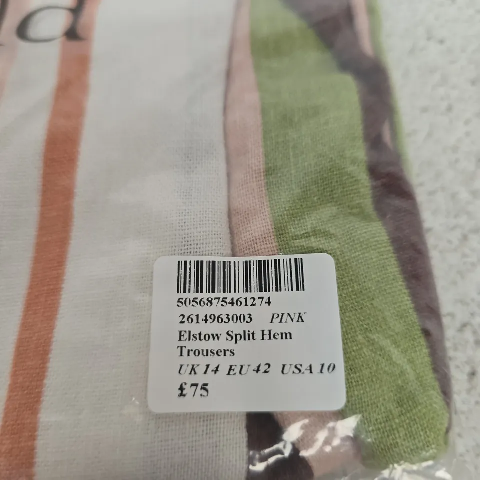 NOBODY'S CHILD ELSTOW SPLIT HEM TROUSERS – UK14
