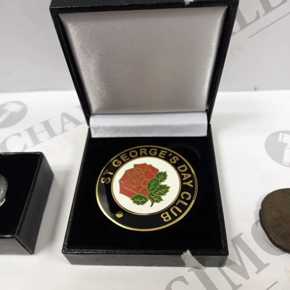 3 X ASSORTED COLLECTORS & HISTORICAL COINS & MEDALS