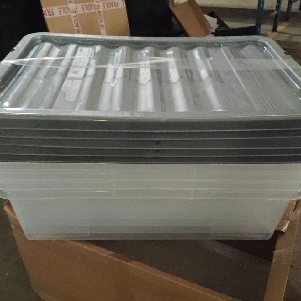 PREMIER 5-PACK OF 32L UNDER BED STORAGE BOXES