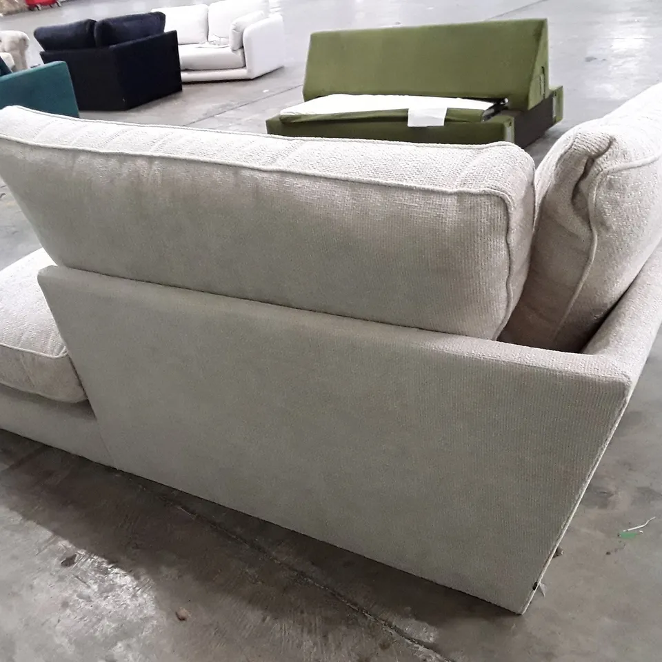 QUALITY DESIGNER STAMFORD SOFA RHF SECTION - NATURAL FABRIC 