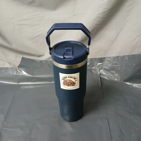 BLUE INSULATED TRAVEL MUG - GONE GOLFIN