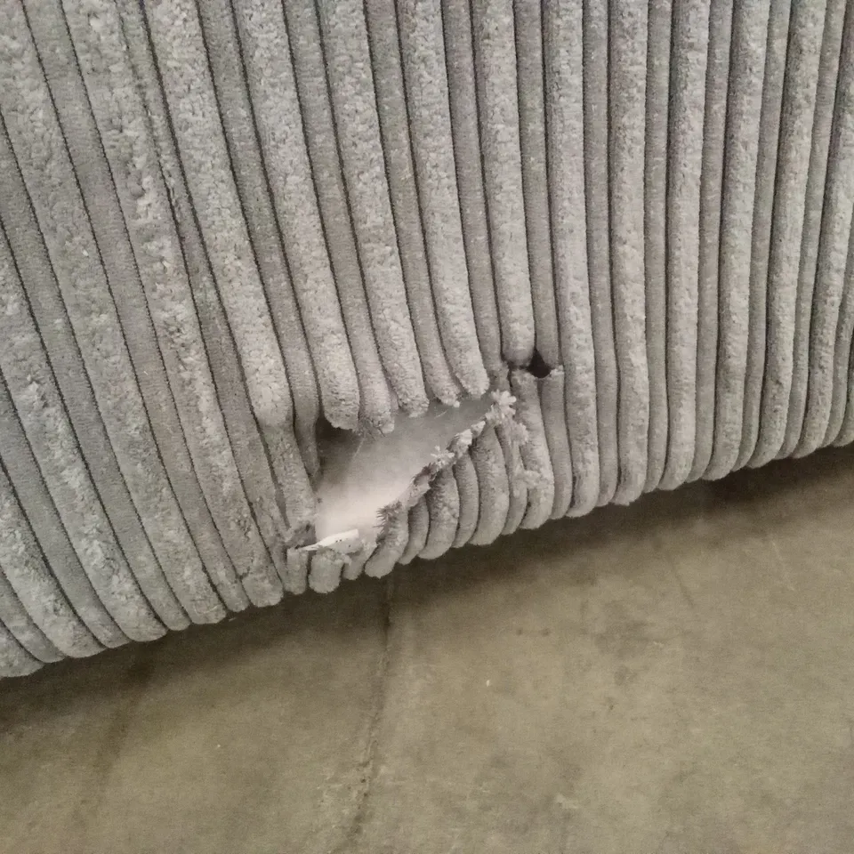 AMALFI STANDARD BACK FABRIC 3 SEATER SOFA - CHARCOAL RRP £579