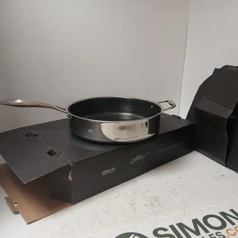 BOXED HEXCLAD 5.5 QT DEEP SAUTÉ PAN WITH LID