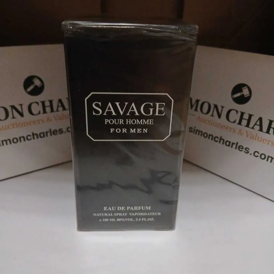 BOXED AND SEALED EBC COLLECTION SAVAGE POUR HOMME FOR MEN EAU DE PARFUM 100ML
