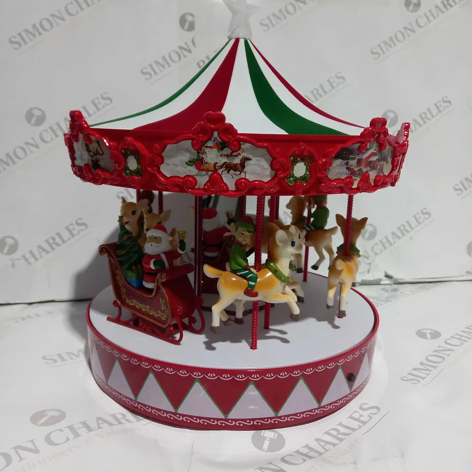 MR CHRISTMAS DELUXE VINTAGE CAROUSEL