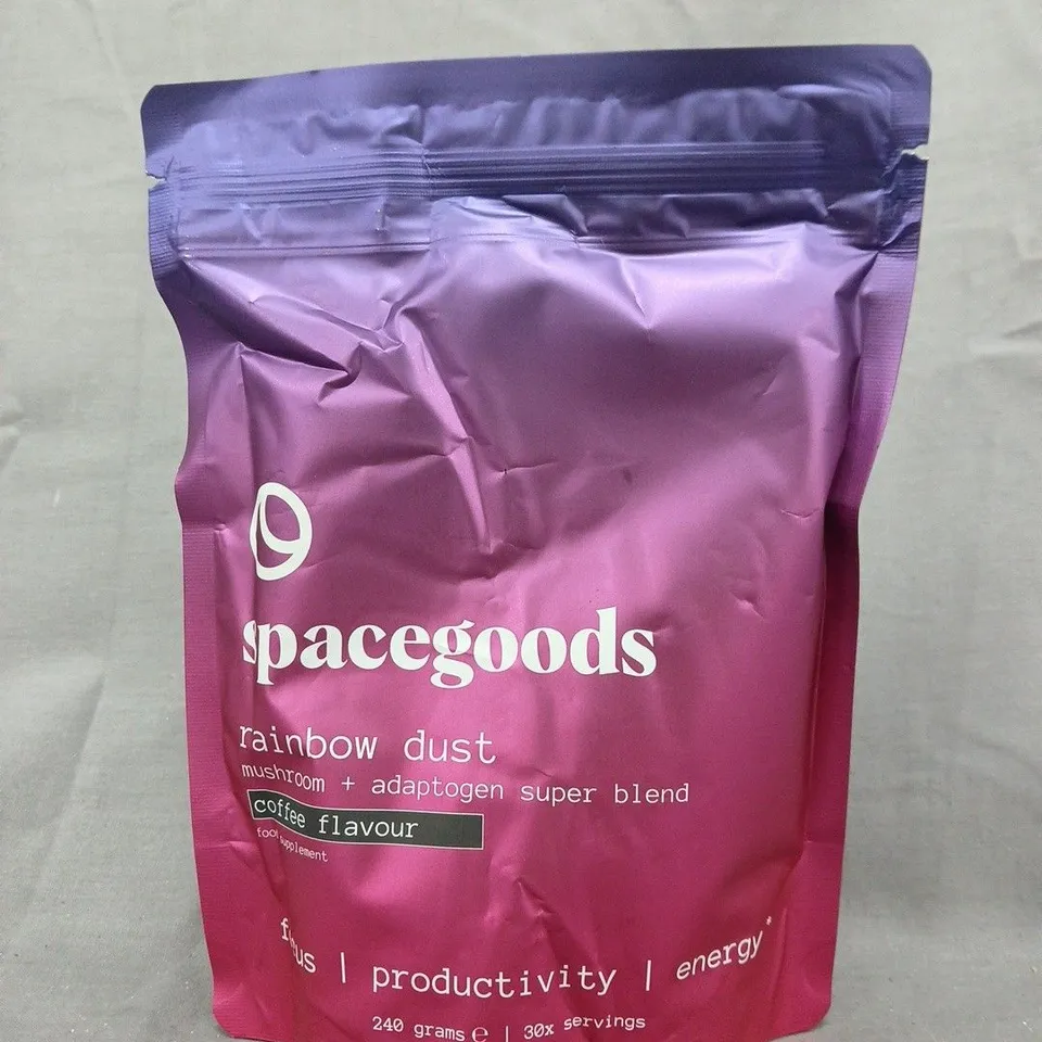 SPACEGOODS RAINBOW DUST MUSHROOM + ADAPTOGEN SUPER BLEND FOOD SUPPLEMENT (240G)