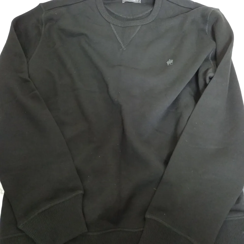 FRENCH CONNECTION SWEATER IN BLACK - XL