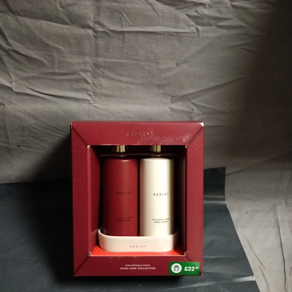 RADLEY PINK PEPPER & CASSIS HAND CARE COLLECTION – BOXED