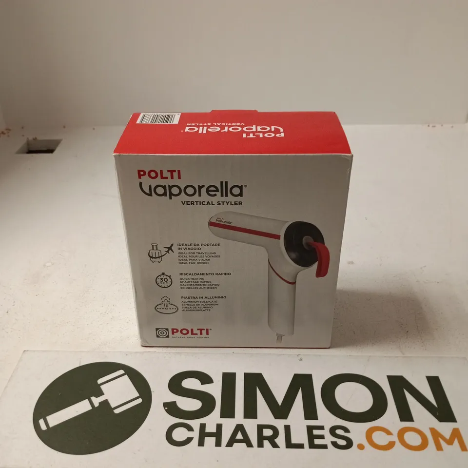 BOXED POLTI VAPORELLA VERTICAL STYLER