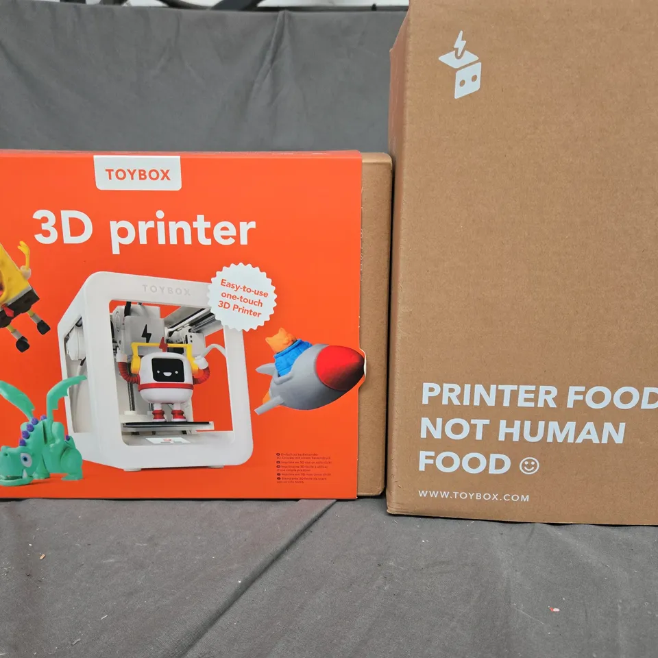 TOY BOX 3D PRINTER WITH PRINTER FOOD 