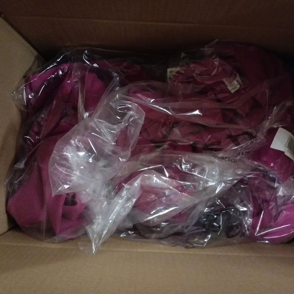 APPROXIMATELY 10 BAGGED ICHI LEANE V NECK JUMPSUITS FESTIVAL IN FUSCHIA IN VARIOUS SIZES
