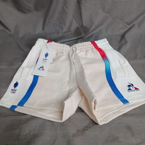 PARIS 2024 OLYMPICS FRANCE SHORTS IN ECRU SIZE XS