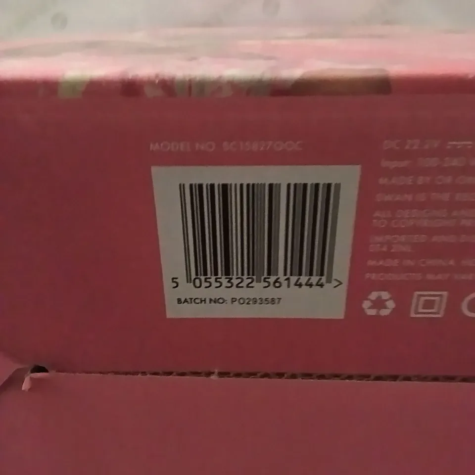 BOXED SWAN CORDLESS ANTI TANGLE VACUUM PINK/BLACK - SC15827QOC