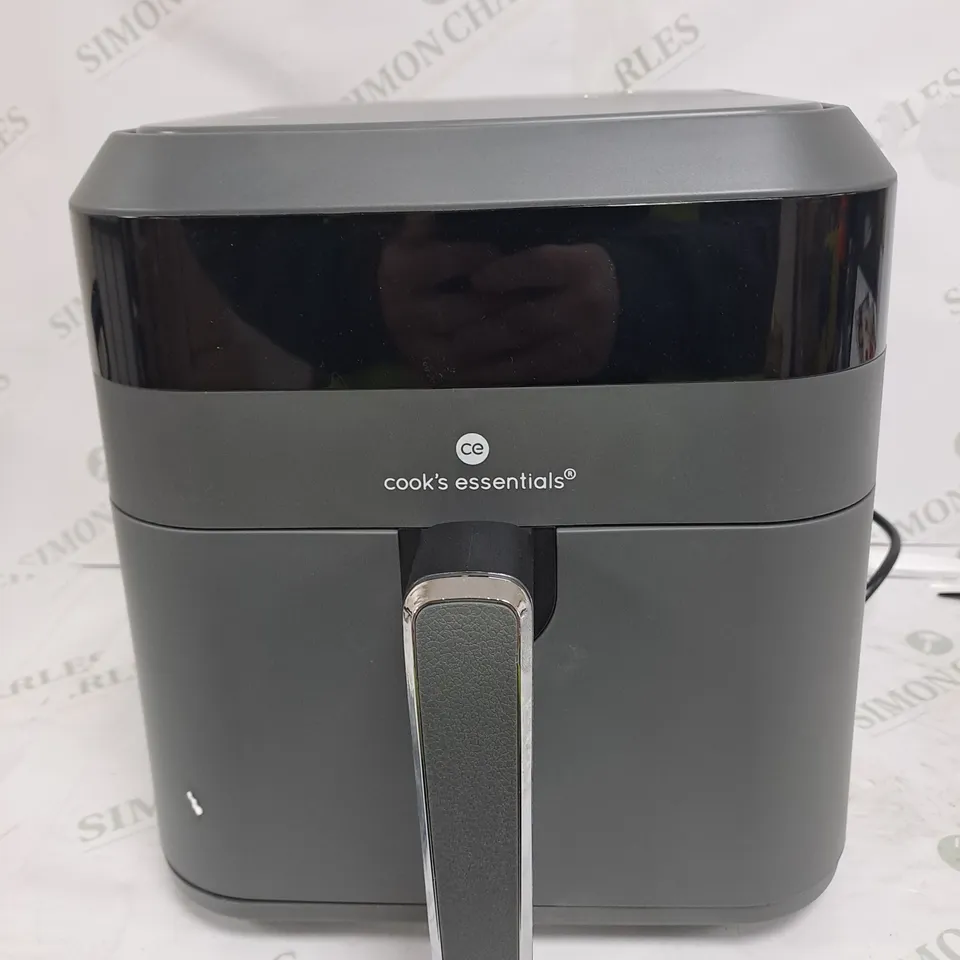 BOXED COOK'S ESSENTIALS 5.8L AIR FRYER IN SLATE GREY
